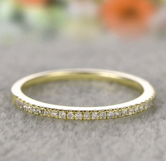 Anillo de compromiso de boda con diamantes de imitación para mujer