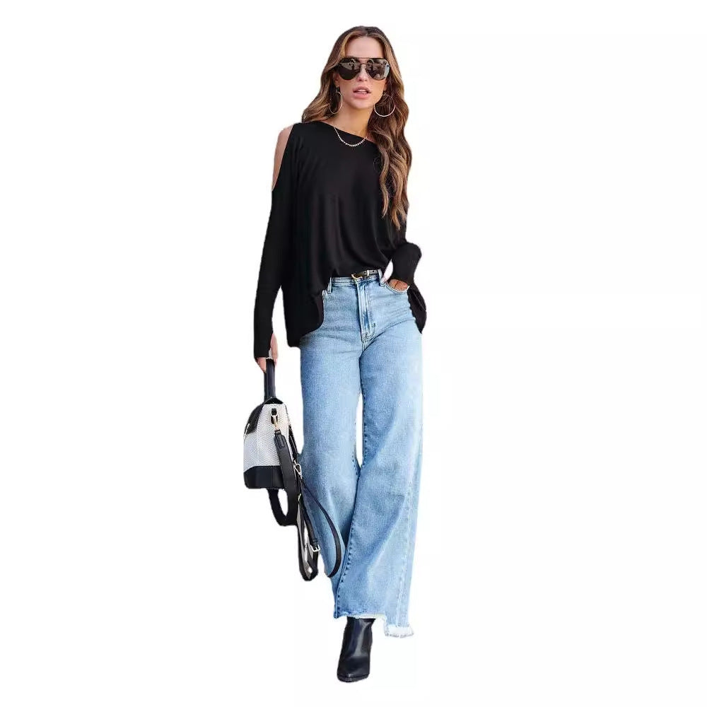 Pantalones casuales de moda con borlas para mujer