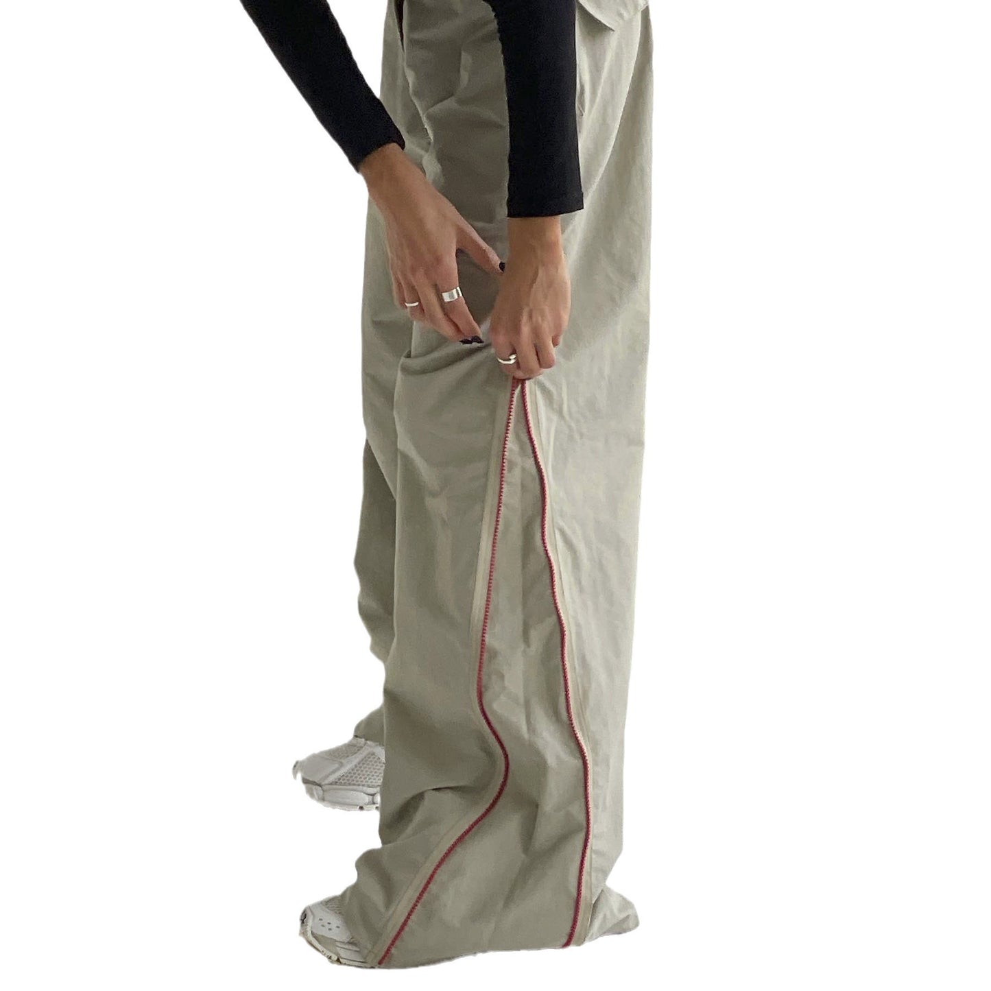 Pantalones holgados a juego para mujer